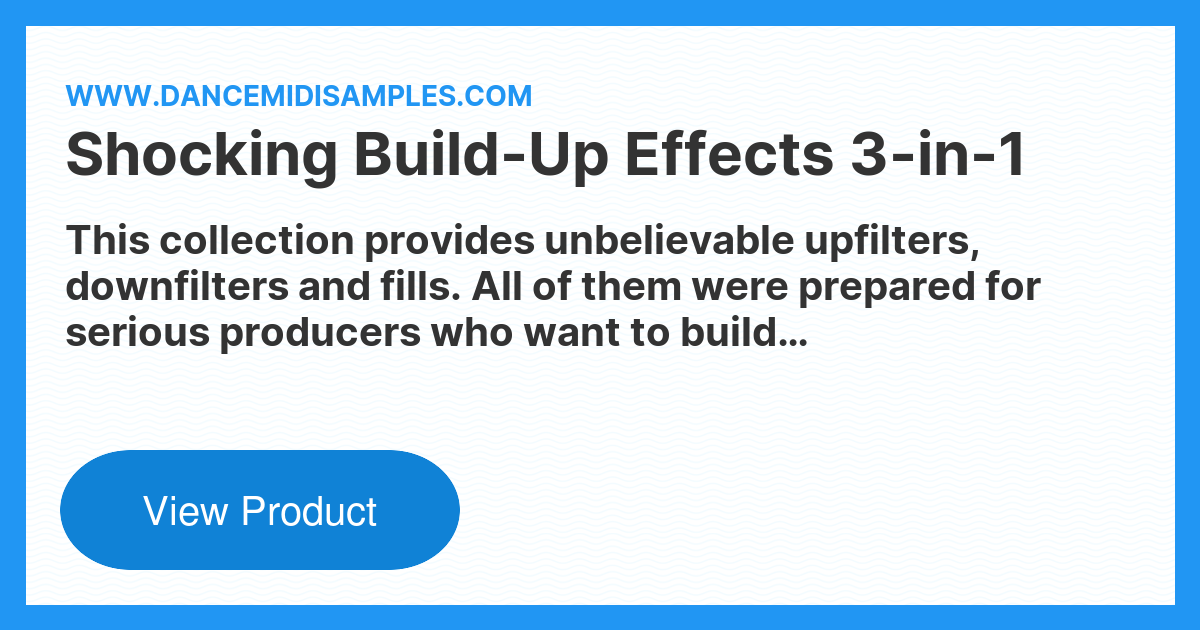 Shocking Build-Up Effects 3-in-1 - FX Samples