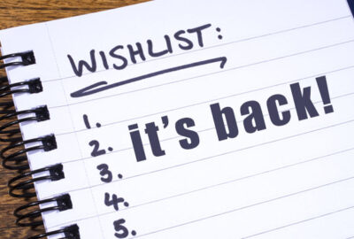 The DMS Wish List is back!