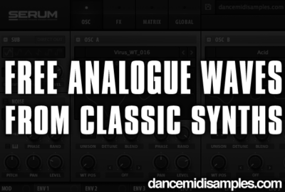 Download Single Cycle waveforms from CLASSIC synths!