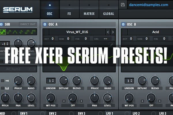 FREE Xfer Serum Presets!