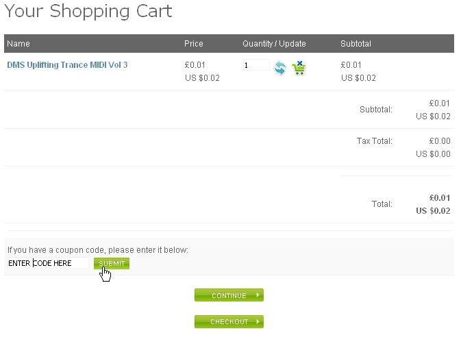How do I use a coupon code?