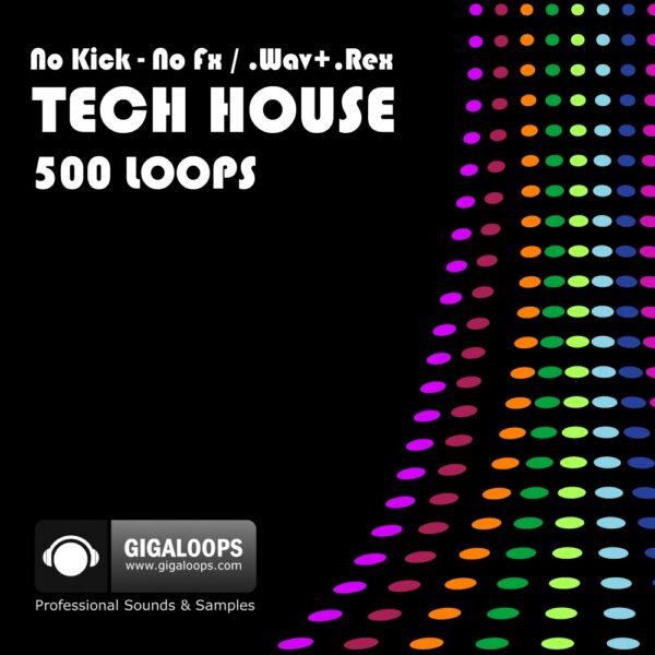 Gigaloops: 500 Tech House Loops [WAV & REX]-0