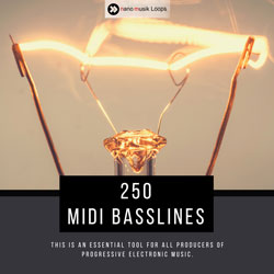 250 MIDI Basslines -0